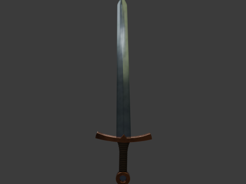 Sword Cartoon 03 3D Model