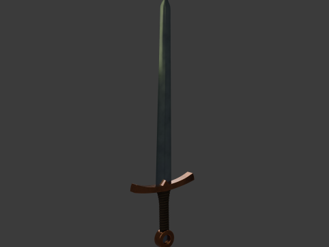 Sword Cartoon 03 3D Model