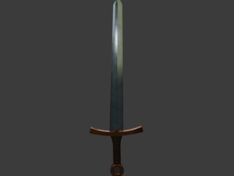 Sword Cartoon 03 3D Model