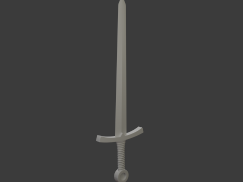 Sword Cartoon 03 3D Model