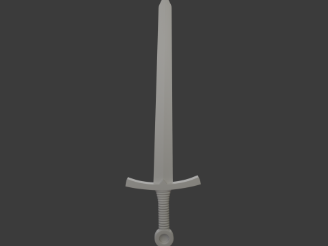 Sword Cartoon 03 3D Model