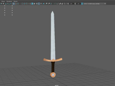 Kılı&ccedil; karikat&uuml;r 03 3D Model