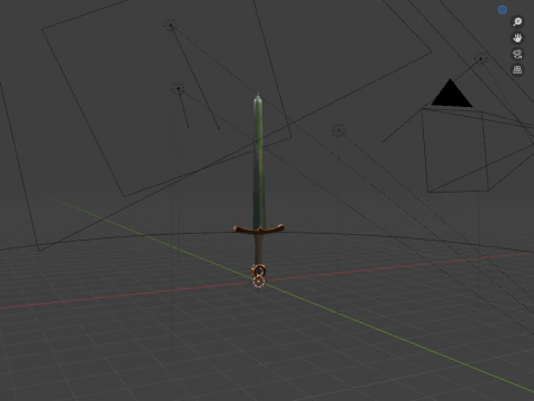 Kılı&ccedil; karikat&uuml;r 03 3D Model