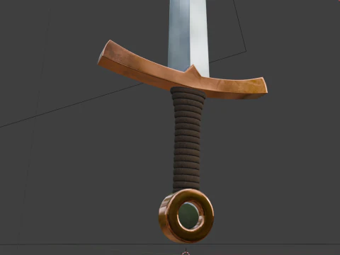 Kılı&ccedil; karikat&uuml;r 03 3D Model