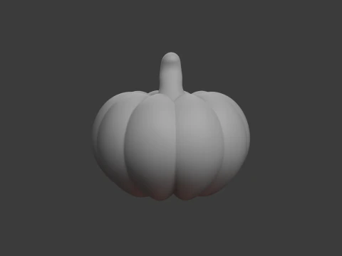 Caricature de citrouille Modèle 3D