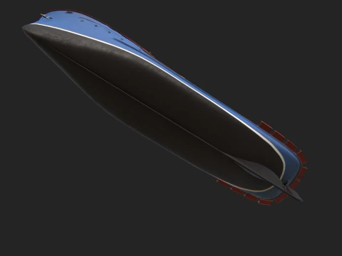 Fishing Boat 02 3D Model