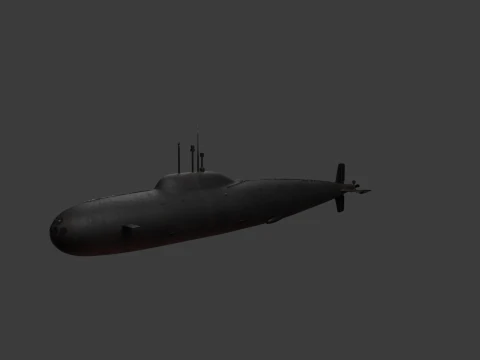U-Boot-Sowjet 3D Modell