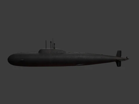 U-Boot-Sowjet 3D Modell