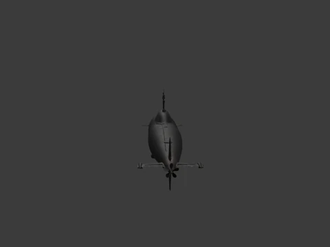 U-Boot-Sowjet 3D Modell
