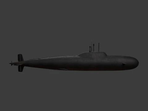 U-Boot-Sowjet 3D Modell