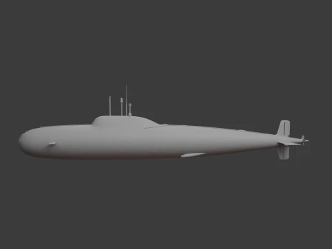 U-Boot-Sowjet 3D Modell