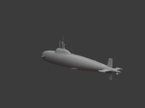 U-Boot-Sowjet 3D Modell