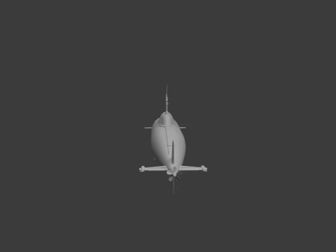 U-Boot-Sowjet 3D Modell