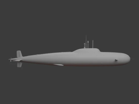 U-Boot-Sowjet 3D Modell