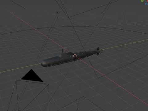 U-Boot-Sowjet 3D Modell