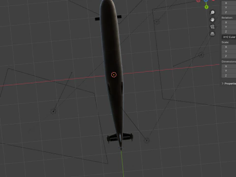 U-Boot-Sowjet 3D Modell