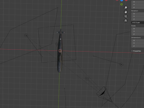 U-Boot-Sowjet 3D Modell