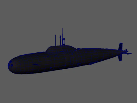 U-Boot-Sowjet 3D Modell