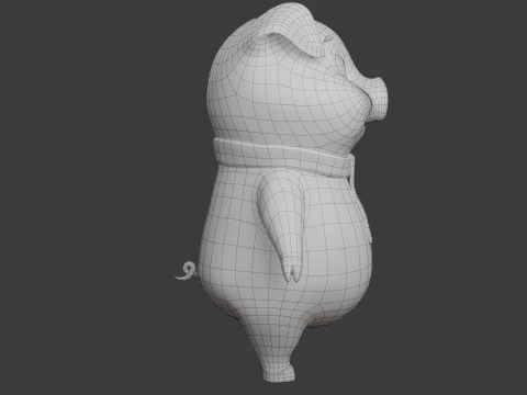 Kresk&oacute;wka świnia 02 Model 3D