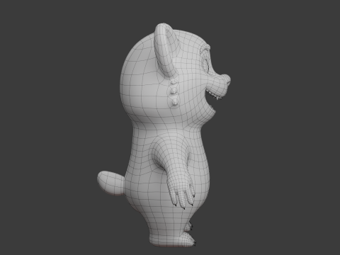 Kresk&oacute;wka czerwona panda Model 3D