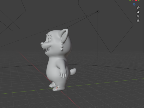 Kresk&oacute;wka czerwona panda Model 3D
