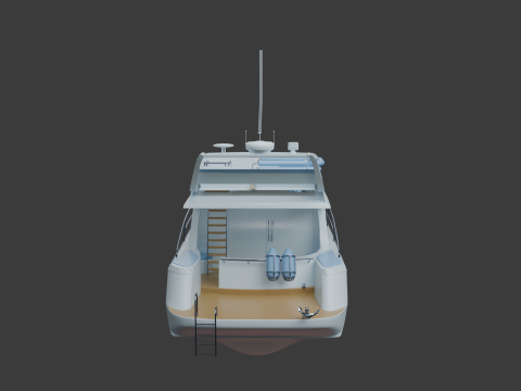 नौका 3D मॉडल