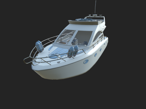 नौका 3D मॉडल