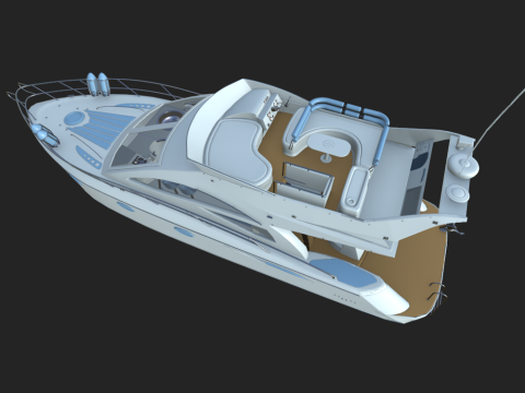 नौका 3D मॉडल