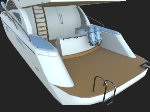 नौका 3D मॉडल