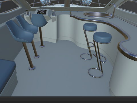 नौका 3D मॉडल