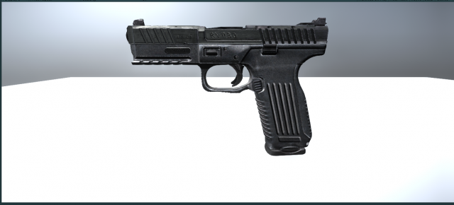 a simple pistol Modèle 3D .c4d .max .obj .3ds .fbx .stl .blend 