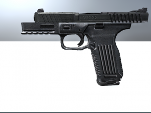 a simple pistol Modèle 3D