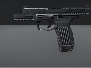 a simple pistol Modèle 3D
