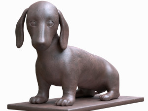 dachshund puppy 3Dモデル