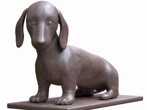 dachshund puppy 3D Model