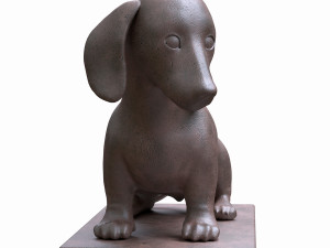 dachshund puppy 3Dモデル