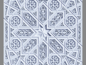 decorative panel with ornament 3Dモデル