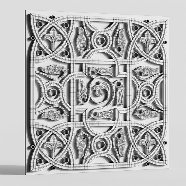 panels stucco molding01 Modèle 3D .c4d .max .obj .3ds .fbx .stl .blend