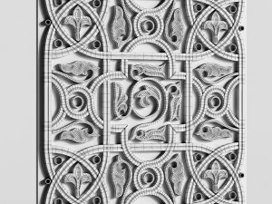 パネルスタッコモールディング01 3Dモデル