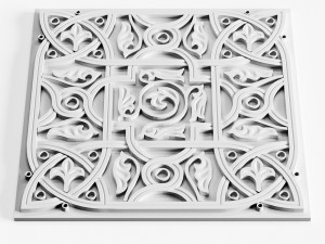 panels stucco molding01 Modèle 3D