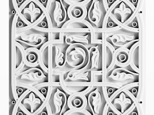 panels stucco molding01 Modèle 3D
