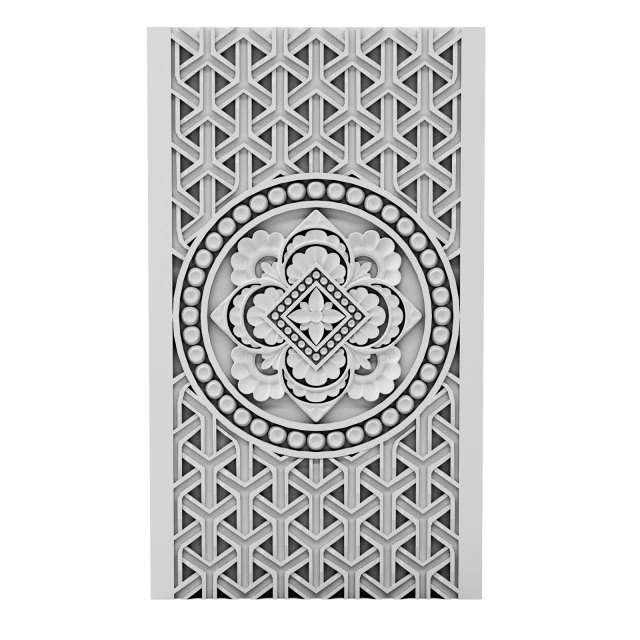 ornament of the east-01 3D Model .c4d .max .obj .3ds .fbx .stl .blend 