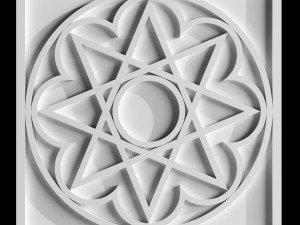geometric ornament of the east-01 3D-Modell