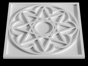 geometric ornament of the east-01 Model 3D