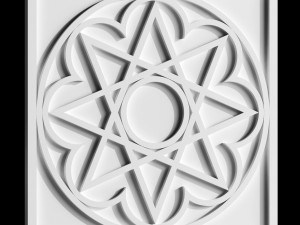 geometric ornament of the east-01 Model 3D
