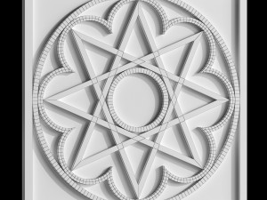 geometric ornament of the east-01 Model 3D