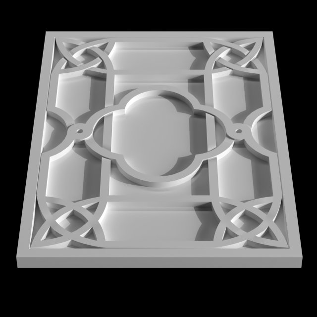 geometric ornament of the east-02 3D Model .c4d .max .obj .3ds .fbx .stl .blend