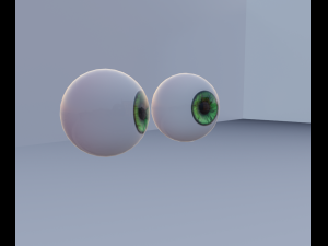 eyes green 3Dモデル