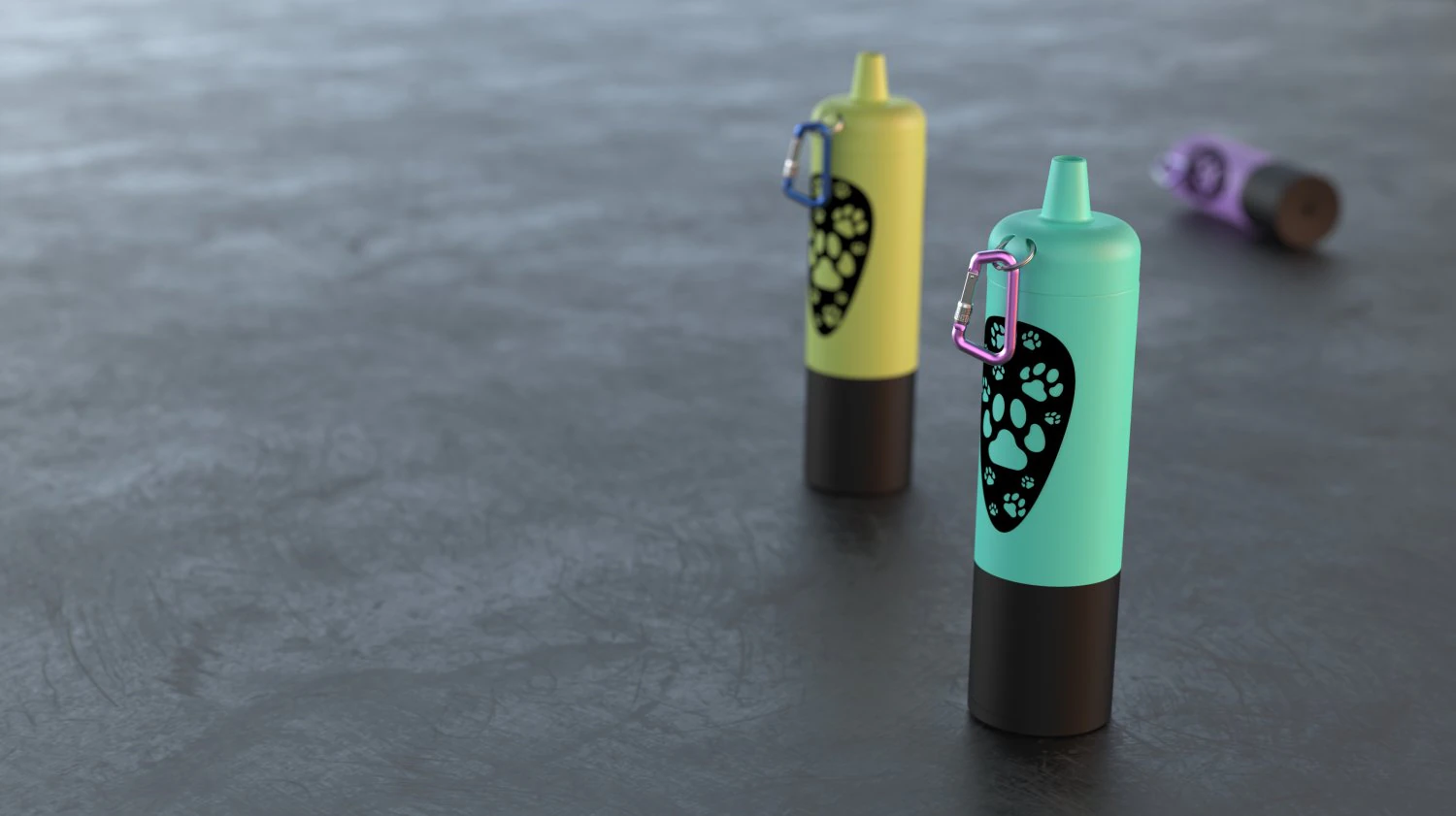 canine bottle 3D Model .c4d .max .obj .3ds .fbx .stl .blend 