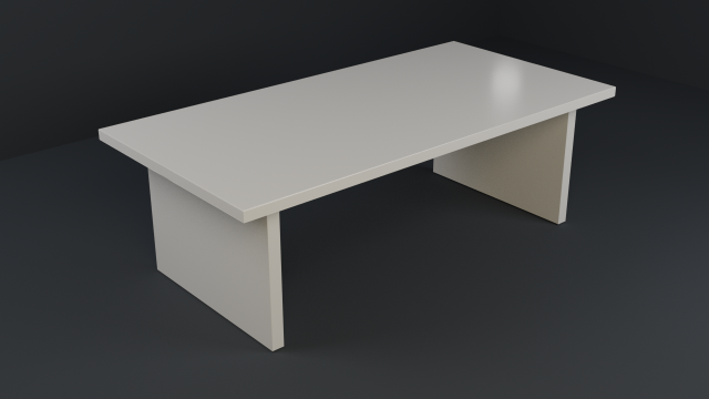 white table 3D मॉडल .c4d .max .obj .3ds .fbx .stl .blend